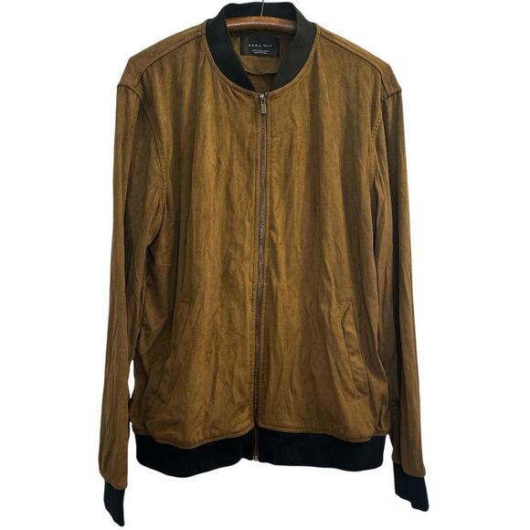 ZARA Men's Brown Jacket NWT - Picture 1 of 7